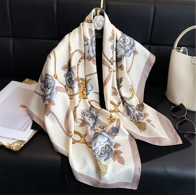 JANNAH - Silk scarf 90x90