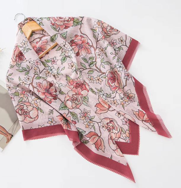 SHUJA - Cotton scarf 110x110cm