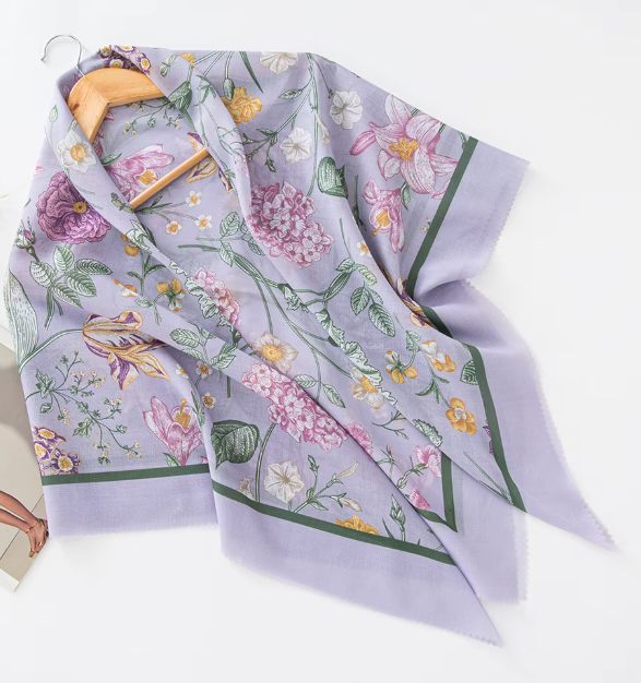 MANAR - Cotton scarf 110x110cm