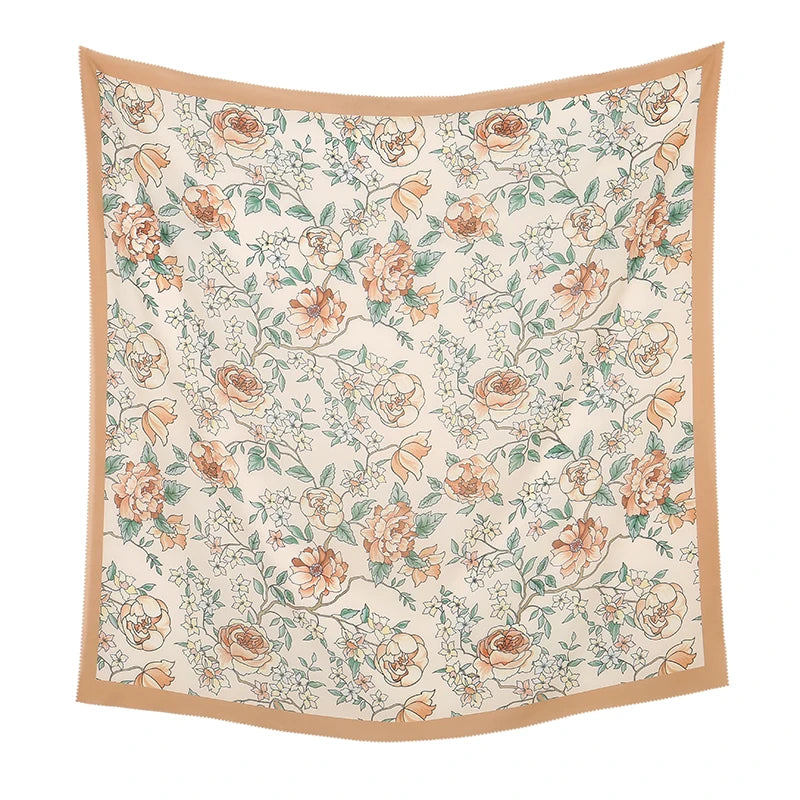 RUQAYA - Cotton scarf 110x110cm