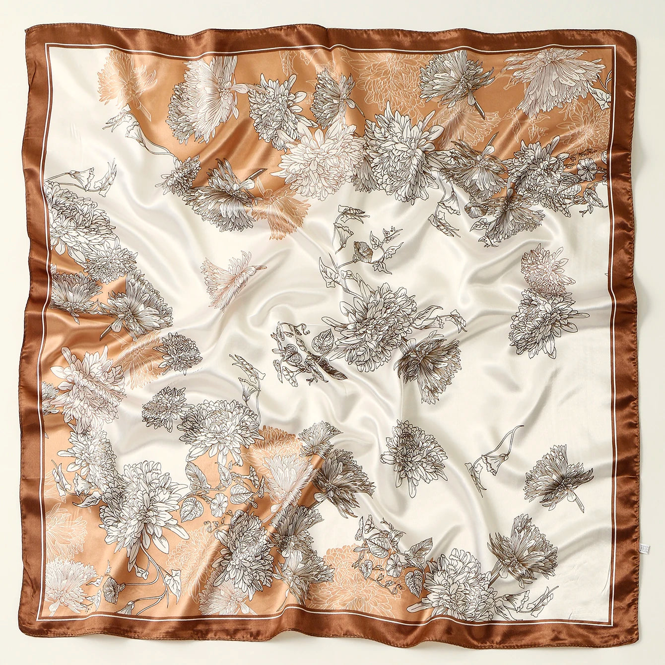 BARAKA - Silk scarf 90x90