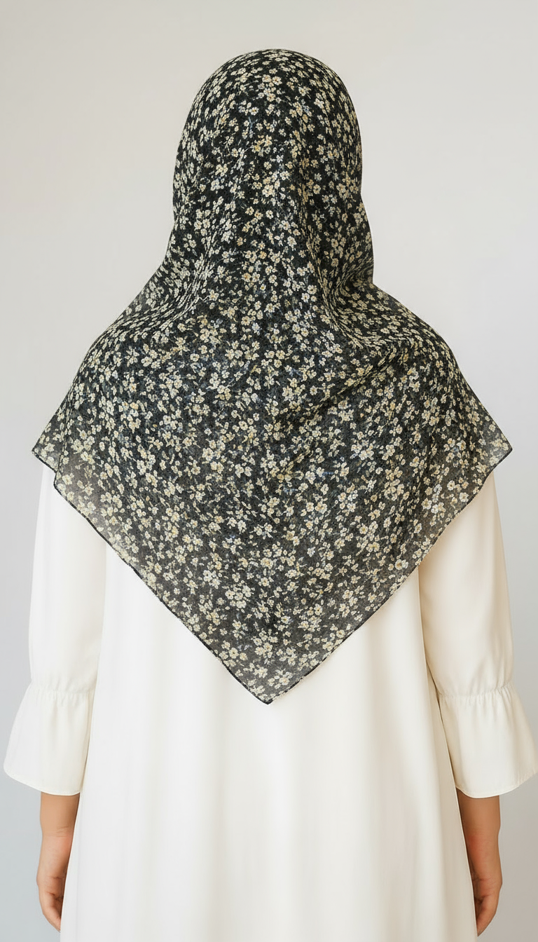 NAJM – Square Chiffon Scarf 115x115 cm