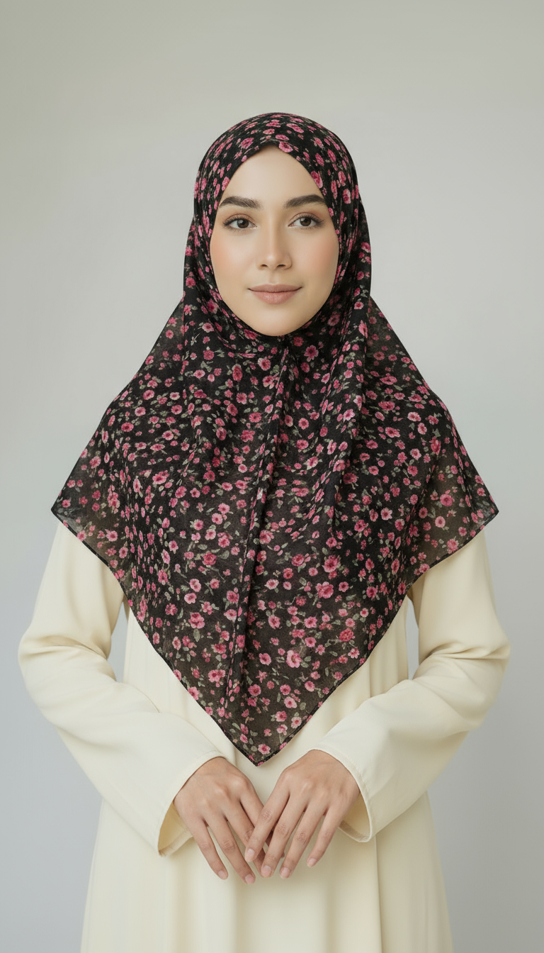 FAJR – Square Chiffon Scarf 115x115 cm