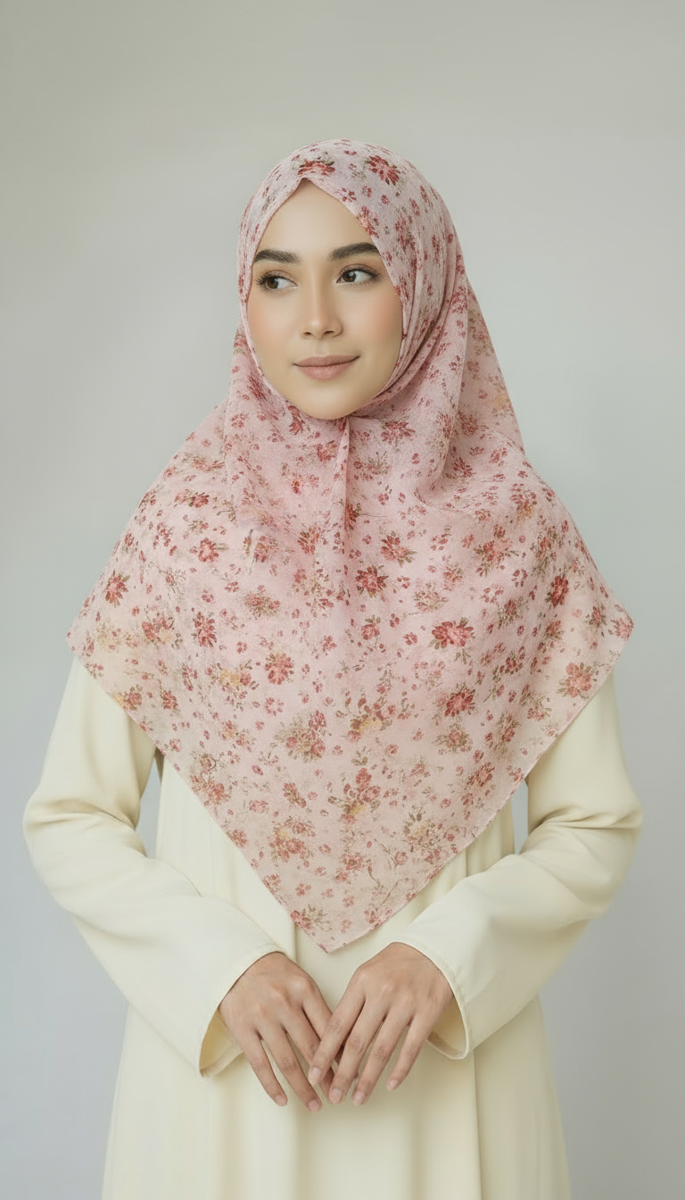ZAHRA – Square Chiffon Scarf 115x115 cm
