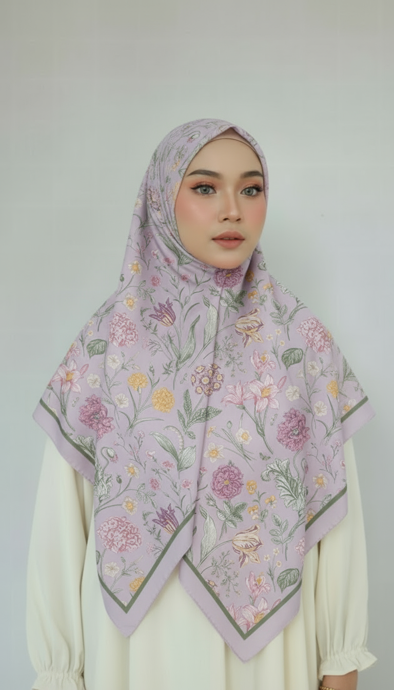MANAR - Cotton scarf 110x110cm