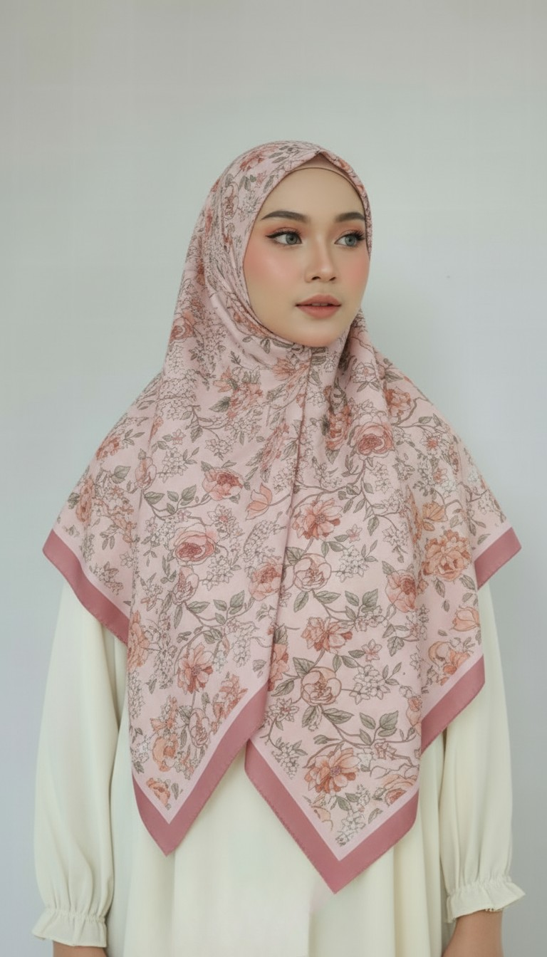 SHUJA - Cotton scarf 110x110cm