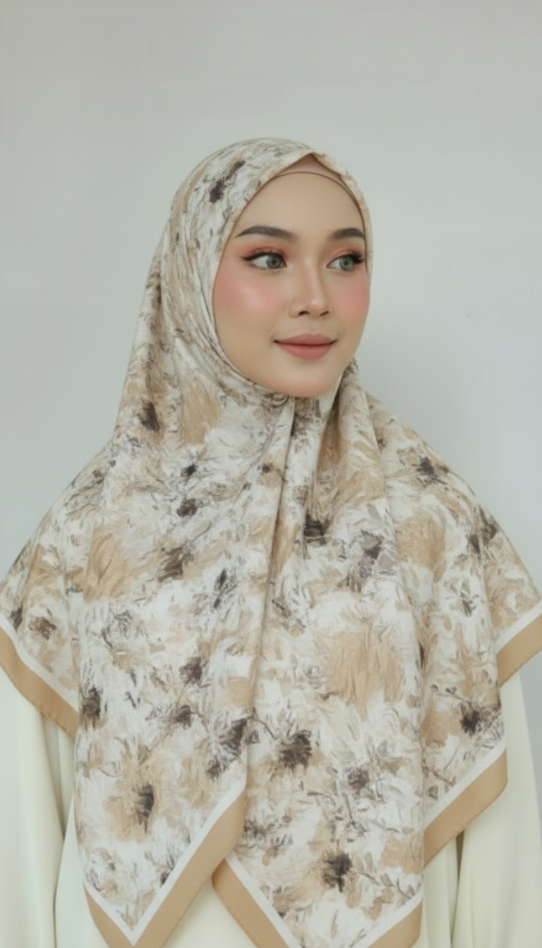 RAWAN - Cotton scarf 110x110cm
