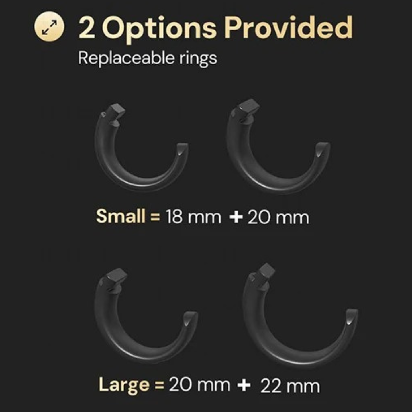 BASIC iTasbih Ring & Prayer Reminder (2 sizes)