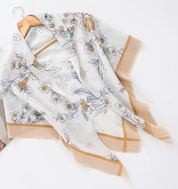 LULWA - Cotton scarf 110x110cm