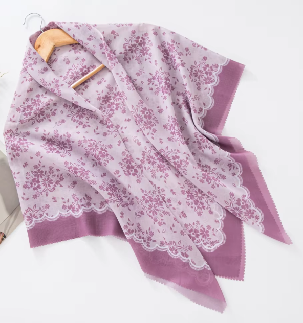 MALAIKA - Cotton scarf 110x110cm