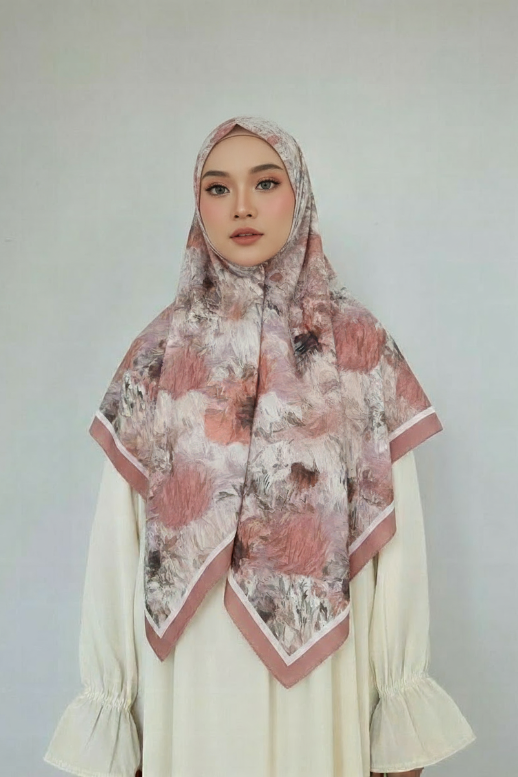 RAHMAH  - Cotton scarf 110x110cm
