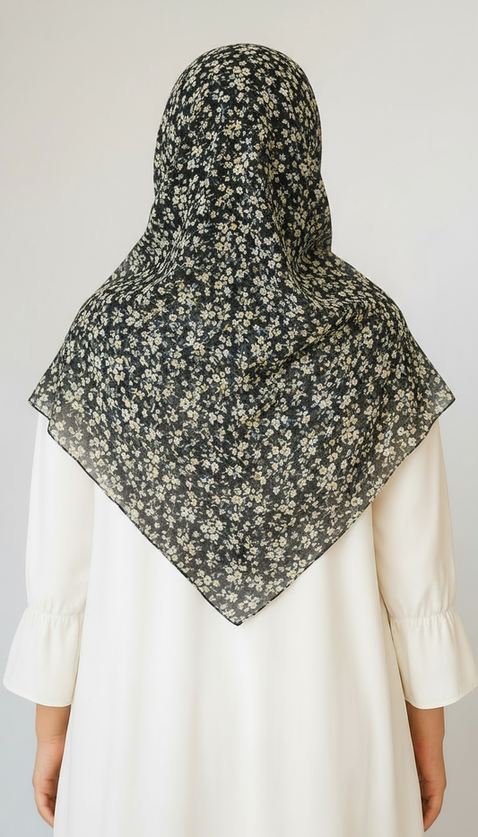 NAJM – Square Chiffon Scarf 115x115 cm