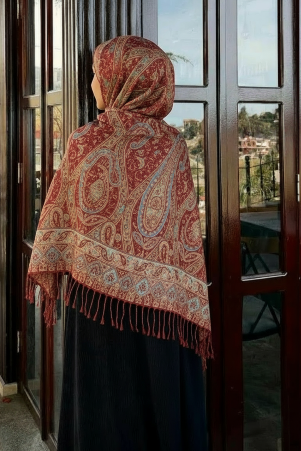 SHAFAQ - Pashmina Scarf 135x175cm