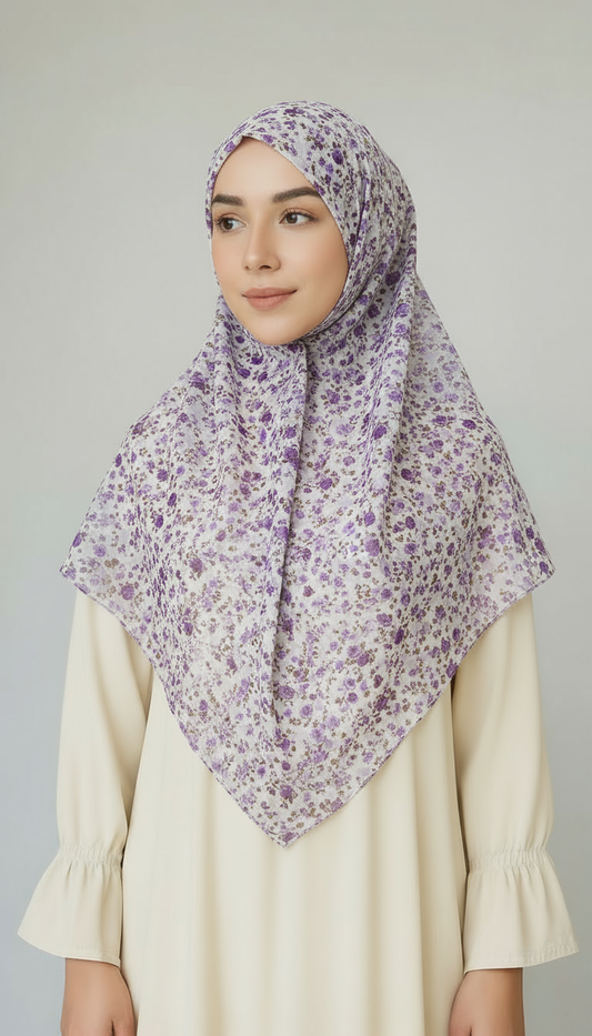 SAFA - Square Chiffon Scarf 115x115 cm