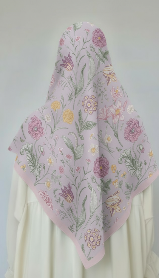 MANAR - Cotton scarf 110x110cm