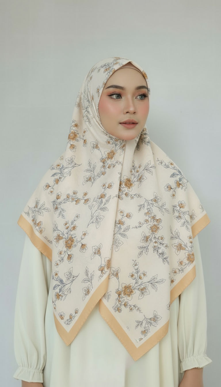 LULWA - Cotton scarf 110x110cm